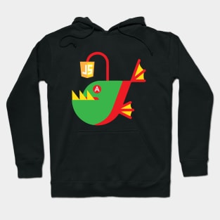 Angular JS Fish Programmer Developer Hoodie